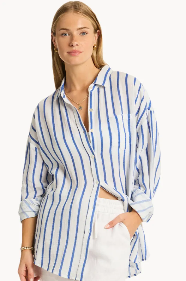 Women Sea Level Amalfi Beach Shirt