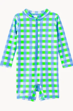 BOY Milky Baby Boys Check Sunsuit