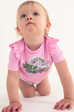 Seafolly Girls Baby Girls Secret Vacay Suntop Set