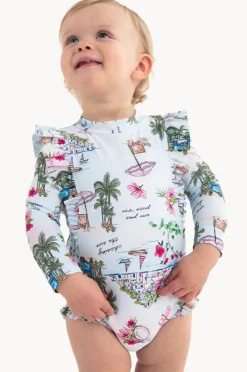 Seafolly Girls Baby Girls Secret Vacay Sunsuit