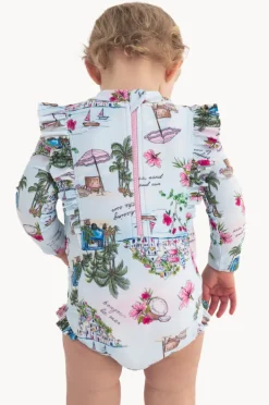 Seafolly Girls Baby Girls Secret Vacay Sunsuit
