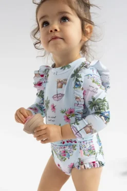 Seafolly Girls Baby Girls Secret Vacay Sunsuit