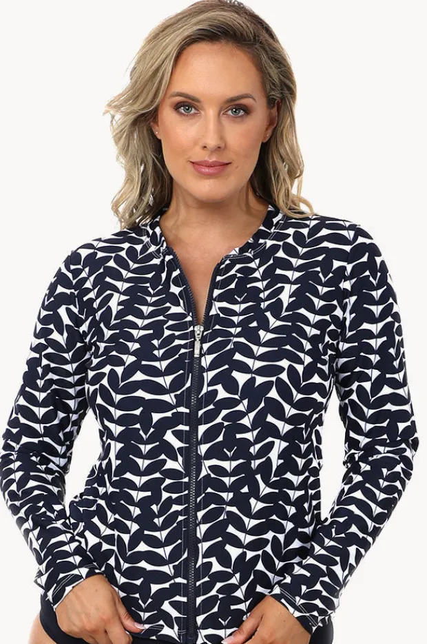 Women Babes In The Shade Blue Acacia Long Sleeve Rashie