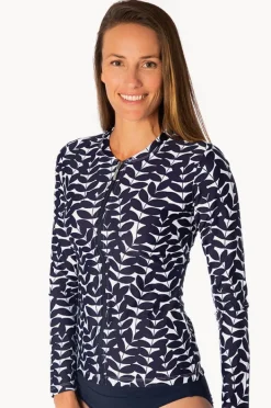 Women Babes In The Shade Blue Acacia Long Sleeve Rashie