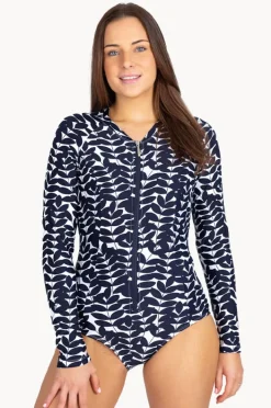 Women Babes In The Shade Blue Acacia Sunsuit