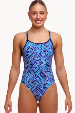 Women Funkita Bits Diamond Back One Piece