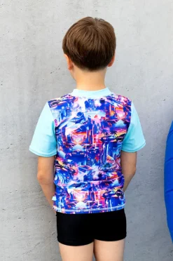 BOY Salty Ink Boys Arcade Short Sleeve Suntop Set