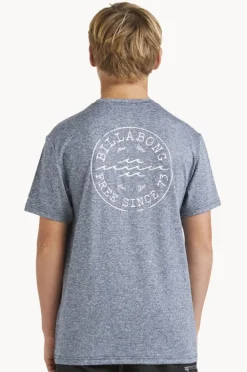 BOY Billabong Boys Big Wave Daz Short Sleeve Suntop