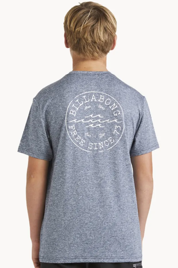 BOY Billabong Boys Big Wave Daz Short Sleeve Suntop