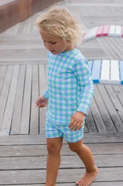 BOY Milky Boys Check Swim Short