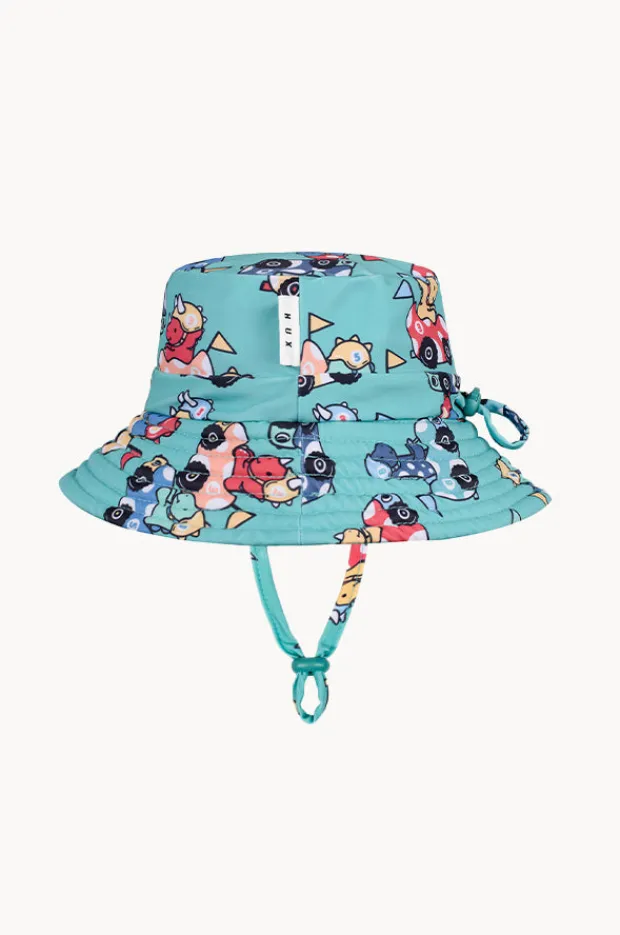 BOY Huxbaby Boys Racer Dino Swim Hat