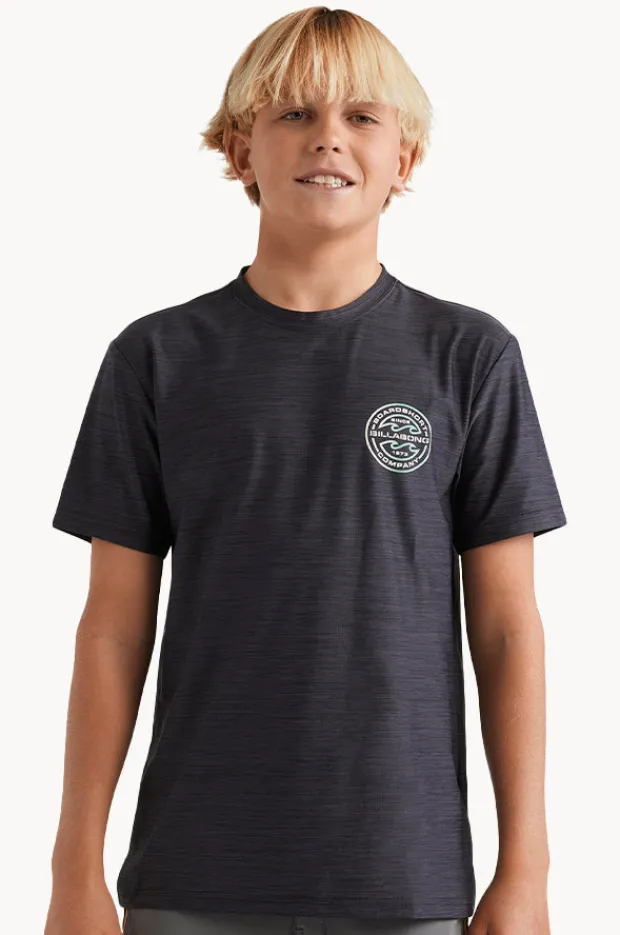 BOY Billabong Boys Rotor Shoreline Short Sleeve Suntop
