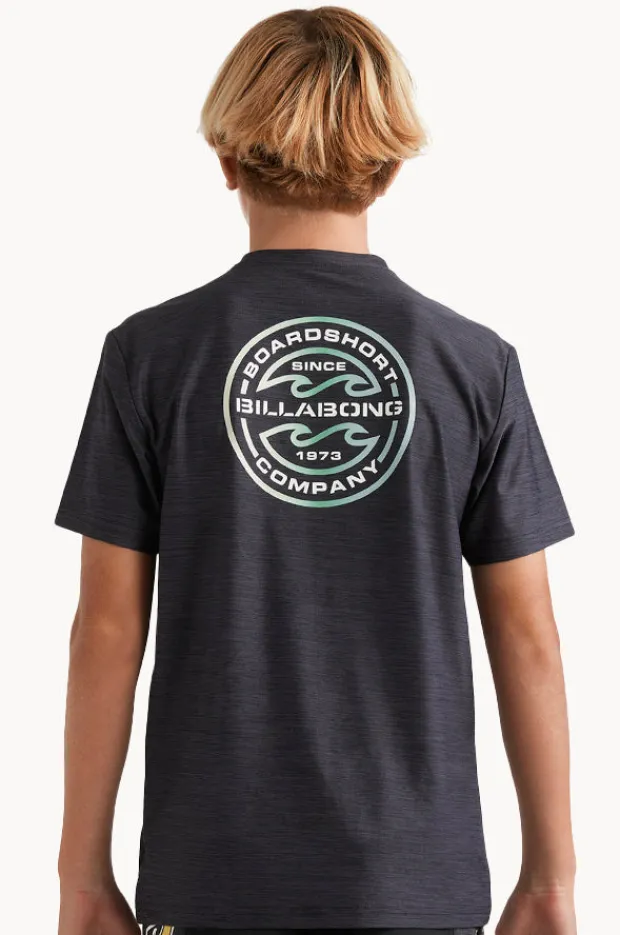 BOY Billabong Boys Rotor Shoreline Short Sleeve Suntop