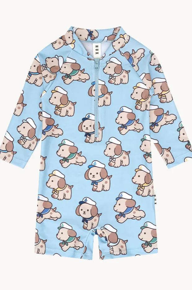 BOY Huxbaby Boys Sailor Pup Sunsuit