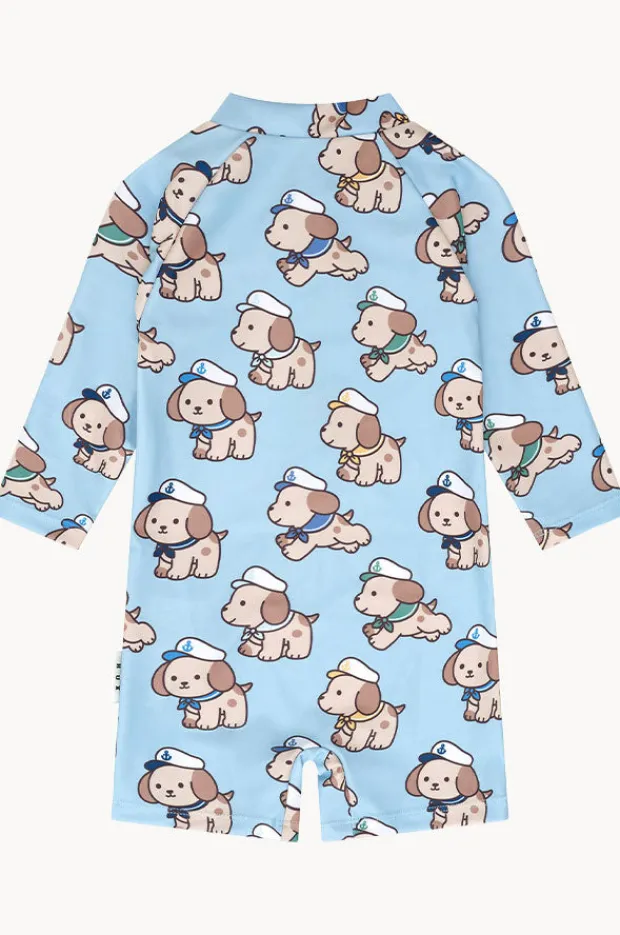 BOY Huxbaby Boys Sailor Pup Sunsuit