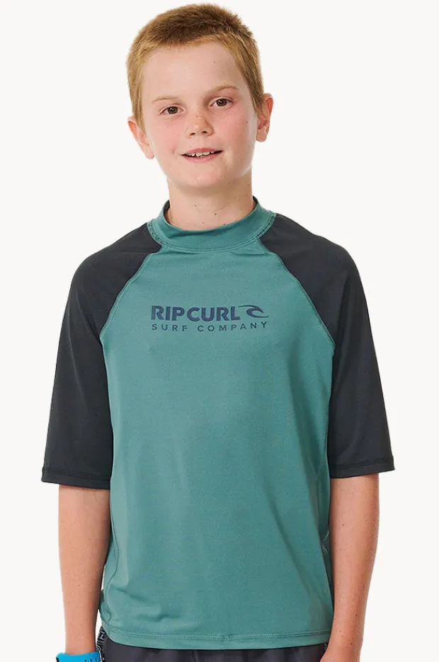 BOY Rip Curl Boys Shock Short Sleeve Suntop