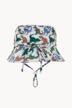 BOY Acorn Boys T-Rex Wide Brim Swim Hat