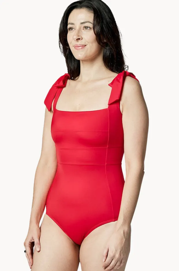 Women Une Piece Classic Square Neck One Piece