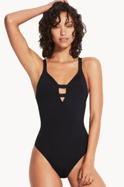 Women Seafolly Collective Deep V One Piece