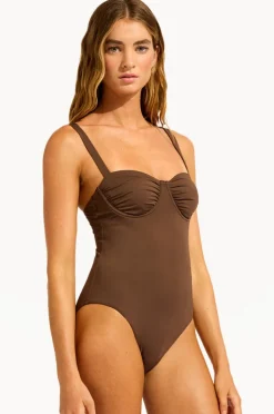 Women Seafolly Collective Ruched Underwire One Piece