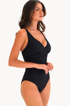 Women Moontide Contours F/G Cup Wrap Front One Piece