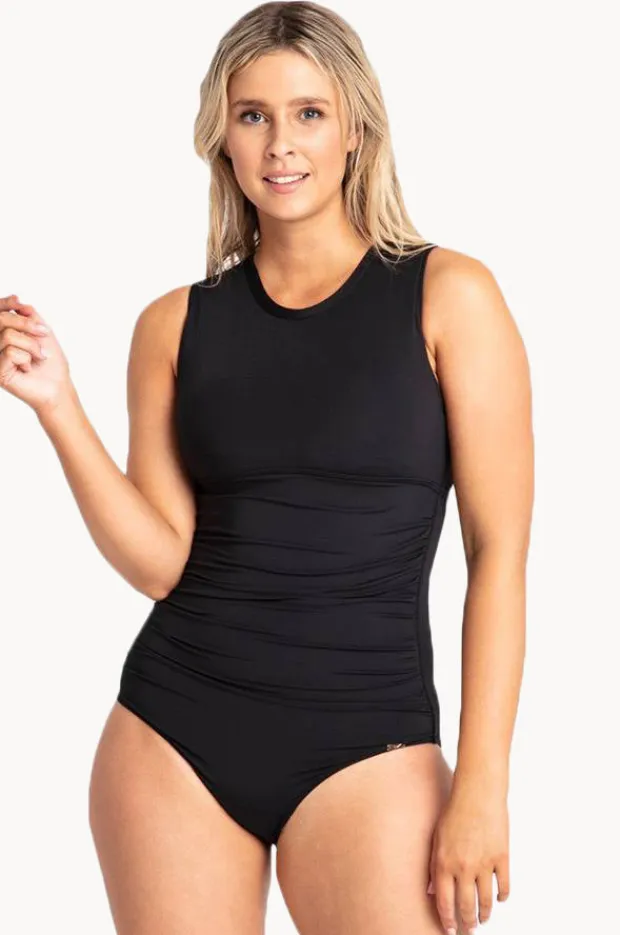 Women Jantzen Cosmopolitan Active High Neck One Piece
