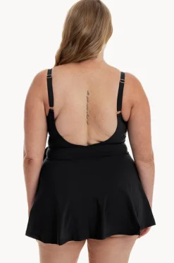 Women Togs Swimwear Cross Over Swim Dress