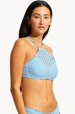 Women Seafolly Daydreamer High Neck Tank Top