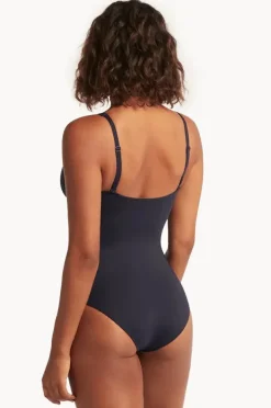 Women Sea Level Eco Essentials Cross Front One Piece