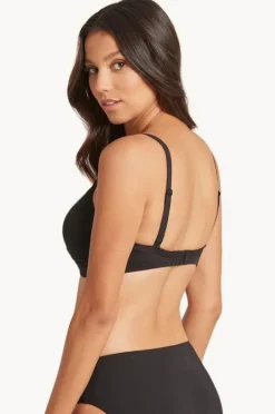 Women Sea Level Eco Essentials D/DD Cup Cross Front Bra
