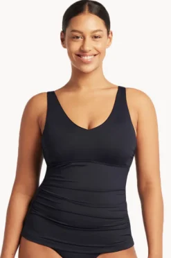 Women Sea Level Eco Essentials D/DD Cup Tankini Separate