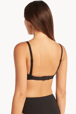Women Sea Level Eco Essentials DD/E Cup Twist Front Bra