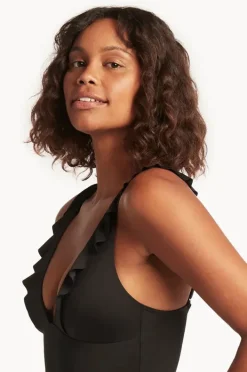Women Sea Level Eco Essentials Frill One Piece