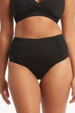 Women Sea Level Eco Essentials Gathered High Waist Pant