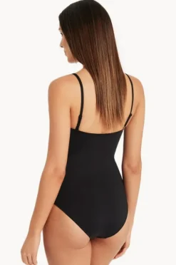 Women Sea Level Eco Essentials High Leg Bandeau One Piece