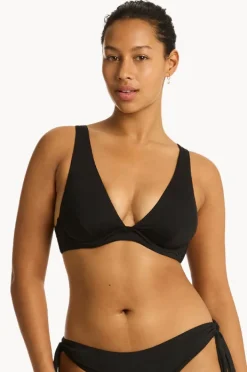 Women Sea Level Eco Essentials Longline Underwire Bra