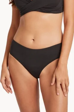 Women Sea Level Eco Essentials Mid Bikini Pant