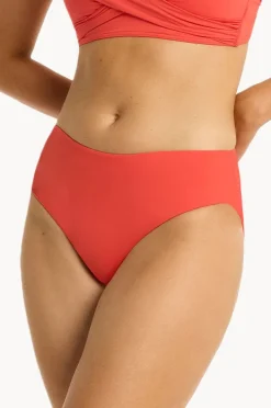 Women Sea Level Eco Essentials Mid Bikini Pant