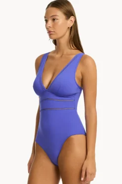 Women Sea Level Eco Essentials Spliced One Piece