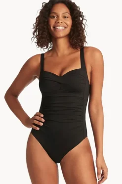 Women Sea Level Eco Essentials Twist Front One Piece