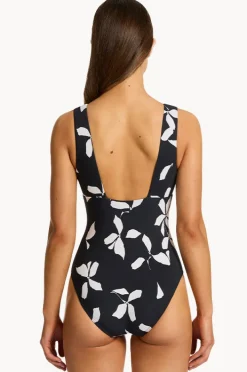 Women Jets Elora Bloom Plunge One Piece