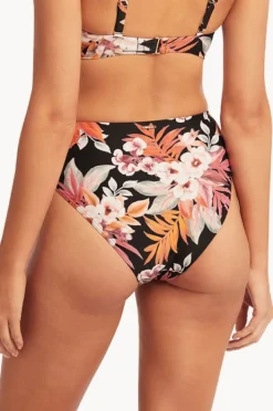 Women Sea Level Escape Retro High Waist Pant