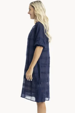Women Orientique Essentials Cotton Gauze Pleated Dress