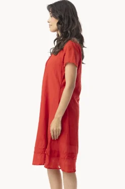 Women Orientique Essentials Gauze Frill Hem Dress
