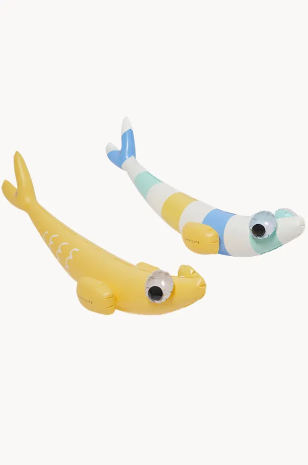 Sunny Life Finn The Fish Inflatable Noodle Set