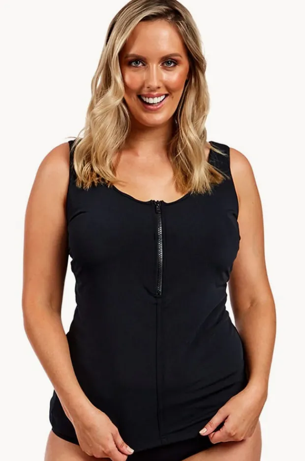 Women Funkita Form Still DD/E Zip Front Tankini Separate