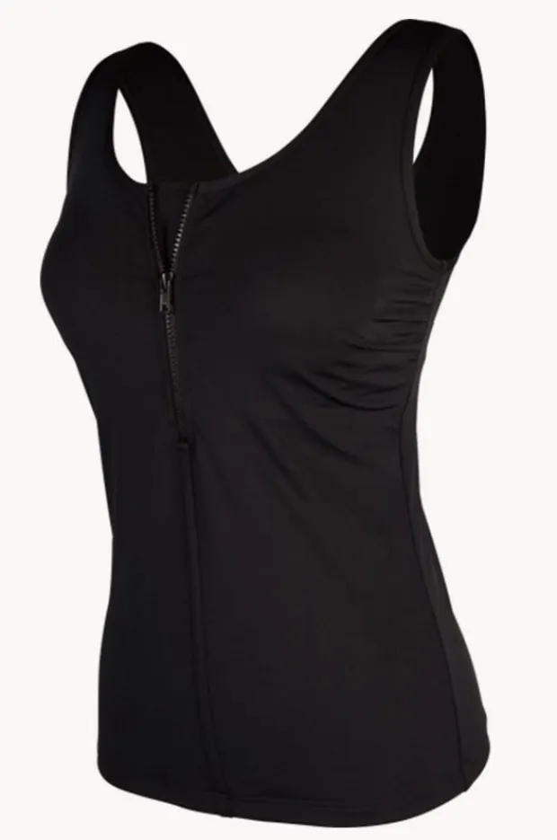 Women Funkita Form Still DD/E Zip Front Tankini Separate