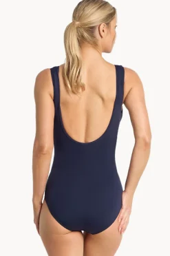 Women Jantzen Frill Cross Over One Piece