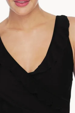 Women Jantzen Frill Cross Over One Piece