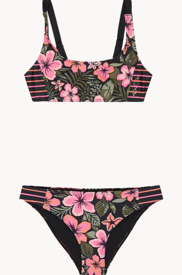 Roxy Girls Active Floral Bralette Set